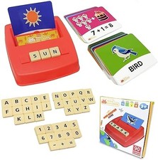 Kids' Matching Letters  Numbers Flash Cards Problem Solving Board Game