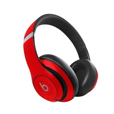 MightySkins Solid Red Vinyl Decal Cover Compatible with Beats Studio Pro Protect
