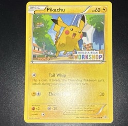 Pikachu Build-A-Bear Workshop Promo 20/108 XY Roaring Skies