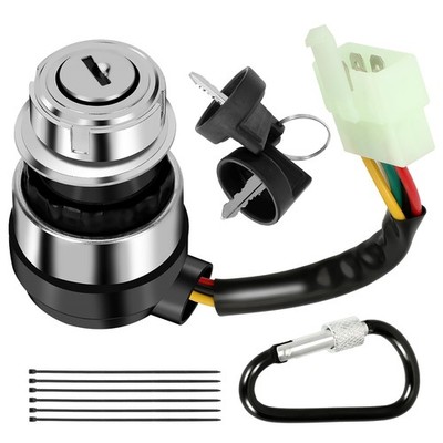 5 Wire 5 Pin Ignition Key Switch For 110cc 125cc 150cc 200cc 250cc DF200GKV ATV 