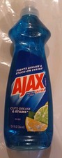 Ajax Ultra Liquid Dish Soap Citrus Scent and Salt, Cuts Grease and Stains, 12.4o