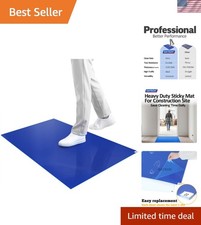 Sticky/Tacky/Adhesive Mat 24" x 36" Blue Case of 4 Mats,30 Sheets Each for Cl...
