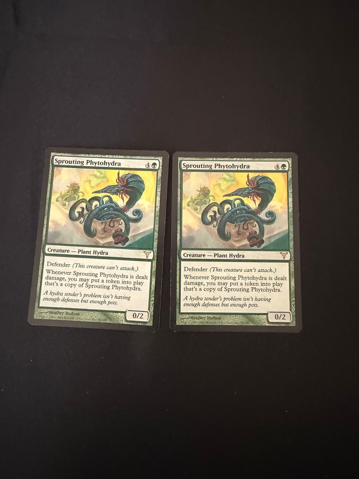 x2 Sprouting Phytohydra [Dissension] 2x Magic MTG Cards LP