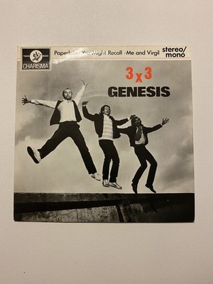 GENESIS-3 X 3 VINYL 7'' EP RECORD 1982!