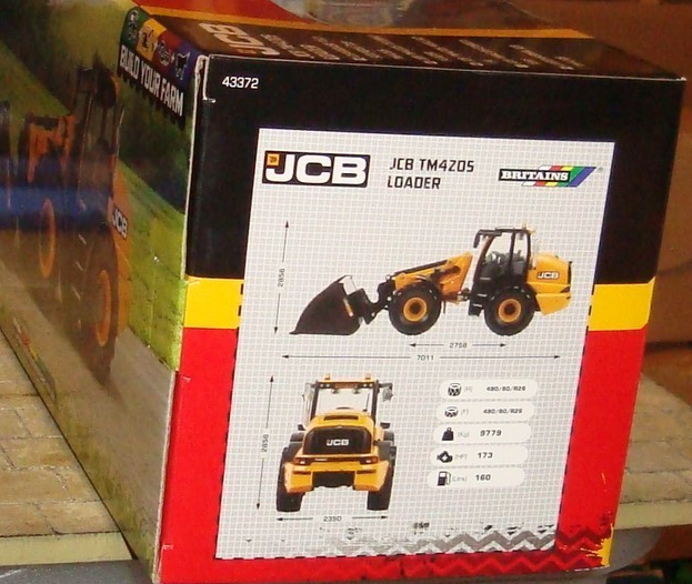 Modellino ruspa Britains JCB TM420S LOADER BLACK LE 1:32 diecast
