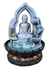 Buddha Fountain - Tabletop Water Fountain Table Waterfall Fountain