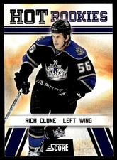 2010-11 Score Richard Clune Rookie Los Angeles Kings #543