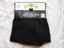 Ladies Bobbie Brooks Gym / Yoga Stretch Pants Size 2X - Black