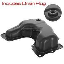 Engine Oil Sump Pan - Citroen DS Peugeot Vauxhall 1.2 PureTech 9829898980 + Plug