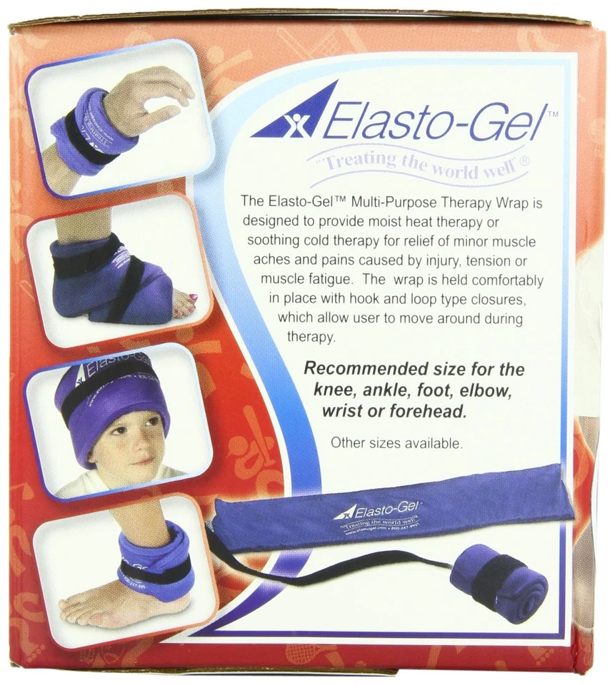 Gel elasto, envoltura caliente/frío, 4 X 24 Foto 4 de 4