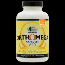 Best seller  Orthomega Capsules 820 -120 CAPS