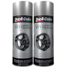 Duplicolor HWP101 (2-Pack), High Performance Wheel Paint, Silver, 12 oz Aerosol
