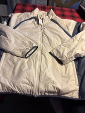 Marine Layer Mens Lightweight Varsity Puffer Jacket North Atlantic Size XXL NWT