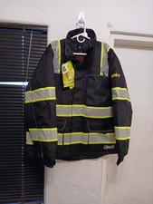 NWT GSS Safety Hi Vis Onyx Ripstop 3 in1 Winter Parka Jacket-Black Mens Sz L