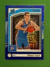 2024-25 Panini Donruss Rated Rookie Choice Blue #208 Nikola Topic RC /49