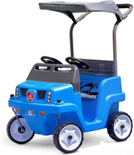 Step2 Side-by-Side Push Around SUV, child stroller, 2 seats, blue