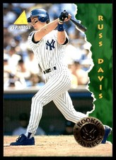 Russ Davis 1995 Pinnacle #414 Yankees MLB READ FREE SHIPPING AutographDen