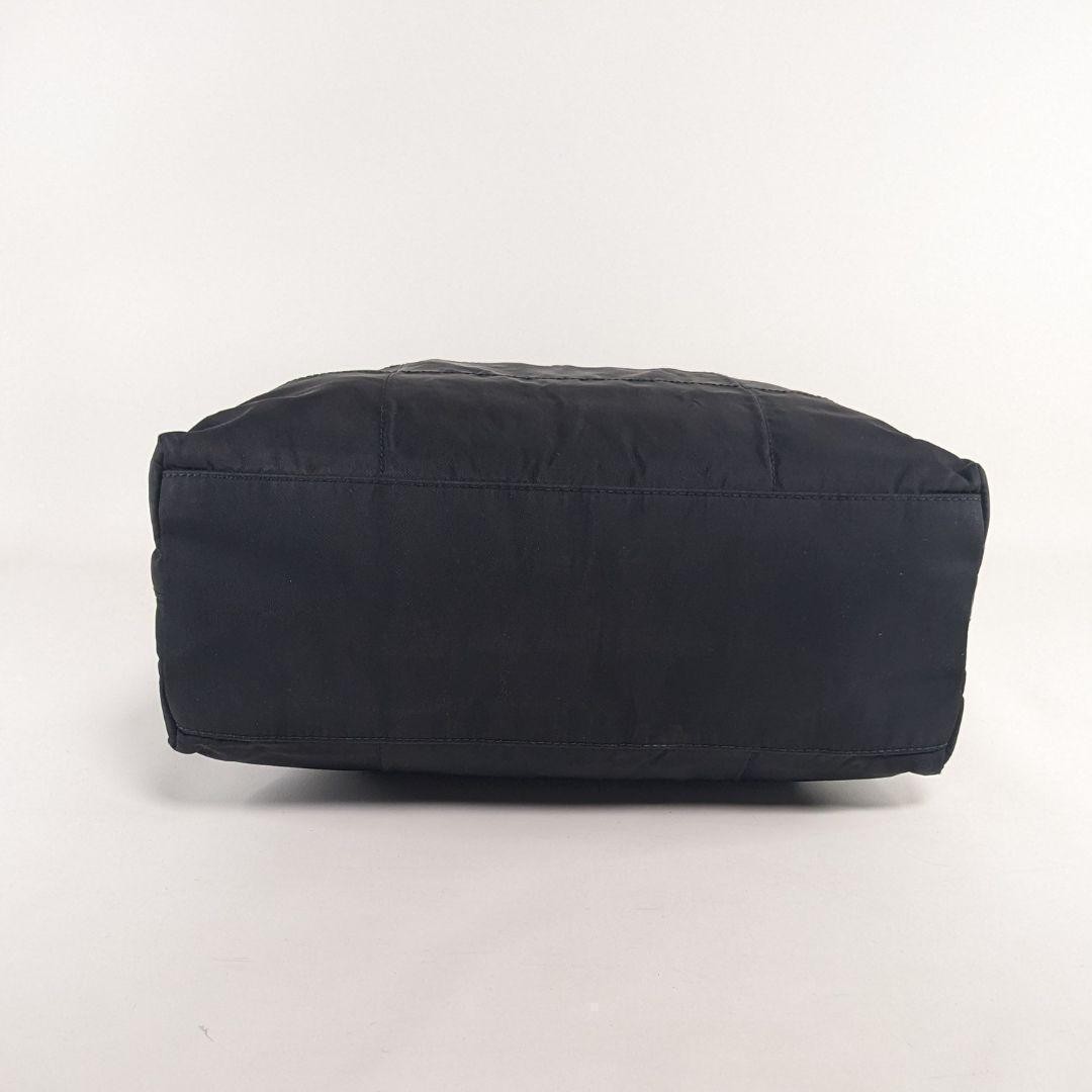 PRADA Tessuto Nylon Triangle Logo Quilted Shoulder Bag Black Authentic Vintage thumbnail 5