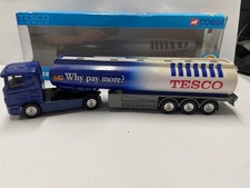 Corgi Scania Tesco Petrol Tanker Scaled Diecast Model . EX-NM