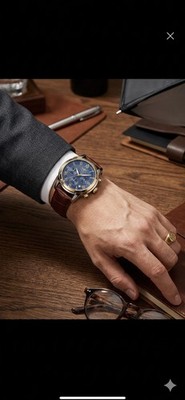 LIGE Men Luxury Leather Brand Chronograph Quartz Date Calendar Wrist Watches