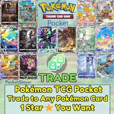 Pokemon TCG Pocket Trading Trade to any 1 Star Card Pokemon ⭐ you want