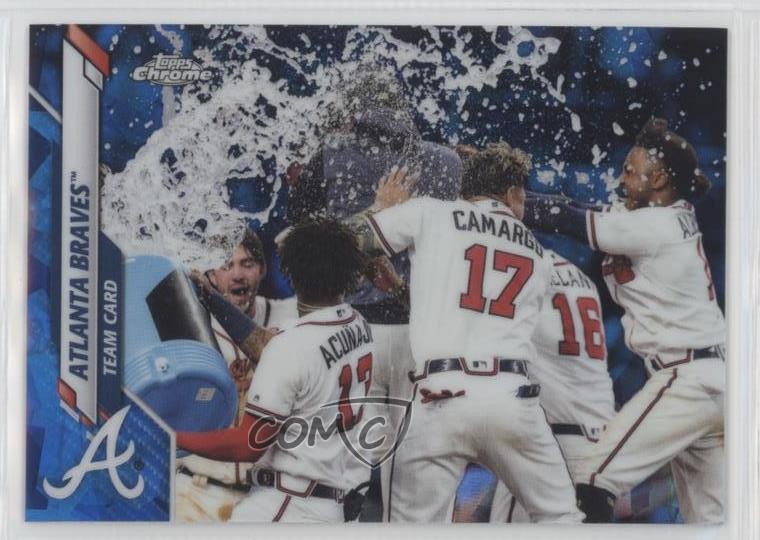 2020 Topps Chrome Sapphire Edition Atlanta Braves Ronald Acuna Jr #218 0zg4