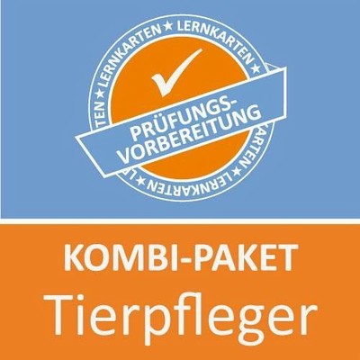 AzubiShop24.de Kombi-Paket Lernkarten Tierpfleger /in|Princoso GmbH