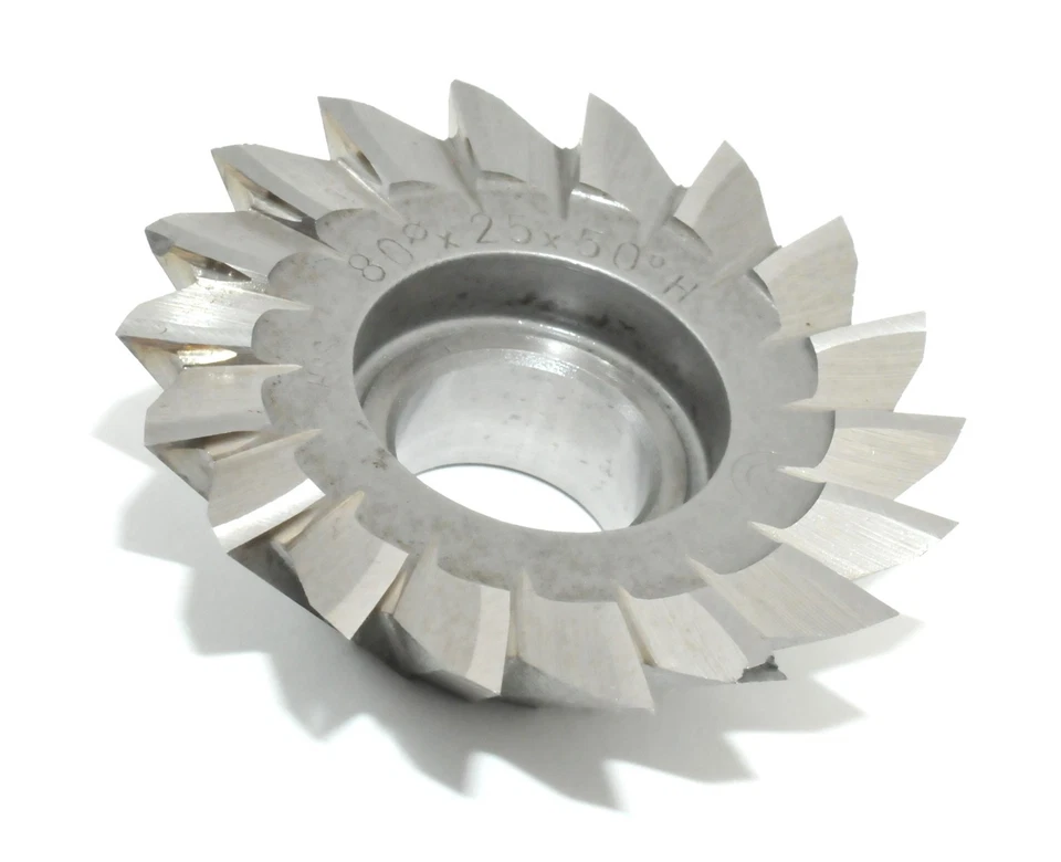 Scharenberg CS Aufsteck-Winkelfräser HSS 80x25x27 mm 50°H DIN 842 RHV42580 - Bild 2 von 4