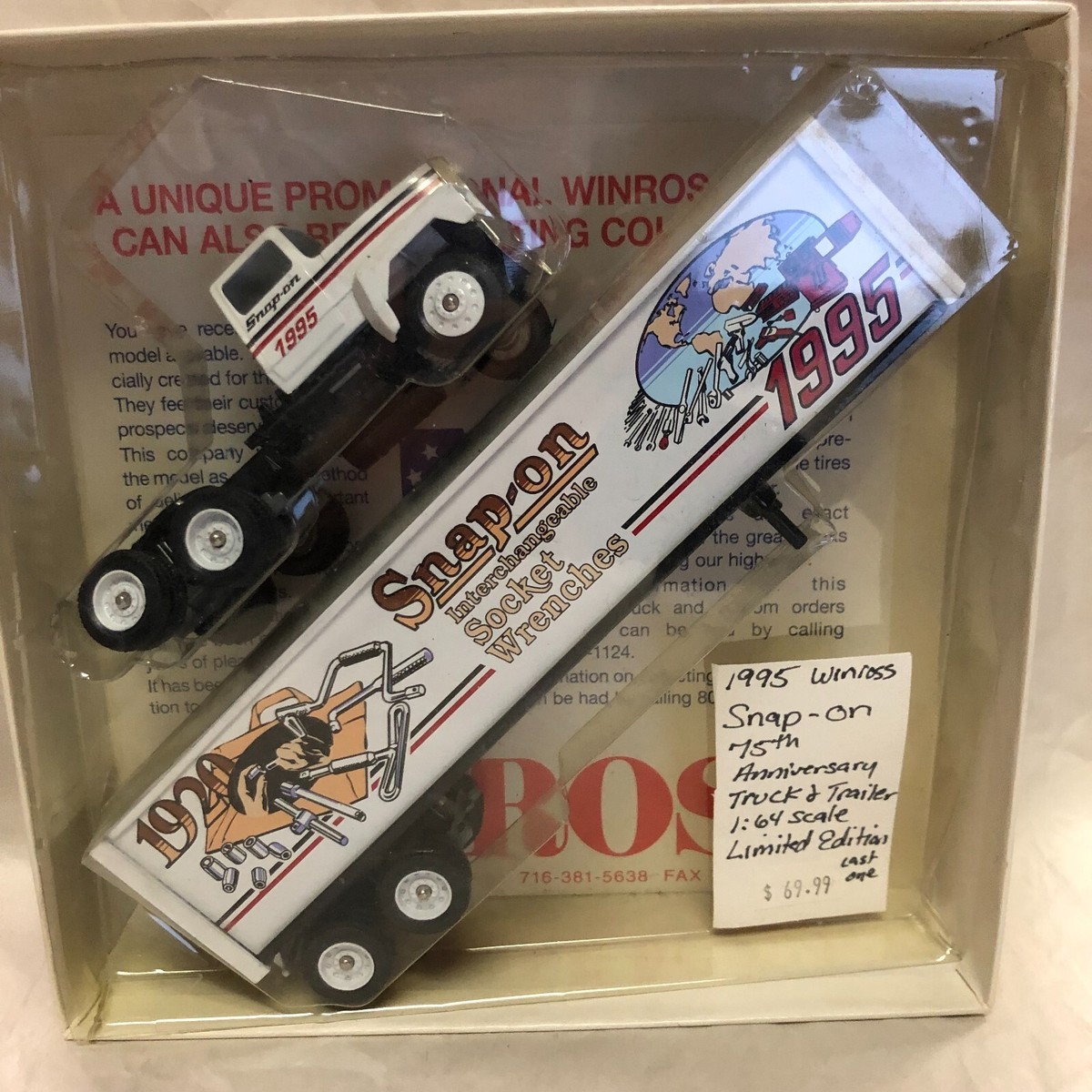 Snap-On 75th. Anniversary Truck & Trailer 1:64 L.E. | eBay