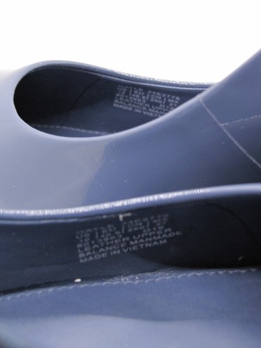 NEU Calvin Klein Gayle Stahlblau Leder 10M 3,5" Absatz Silber Platte + Box  - Bild 15 von 17