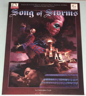 Song of Storms RPG 2002 D20 System Monkeygod Enterprises Dungeons & Dragons