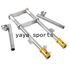 Front Fork Suspension Triple Tree Clamp Yoke Clamp Handle Bar Assembly For 47CC
