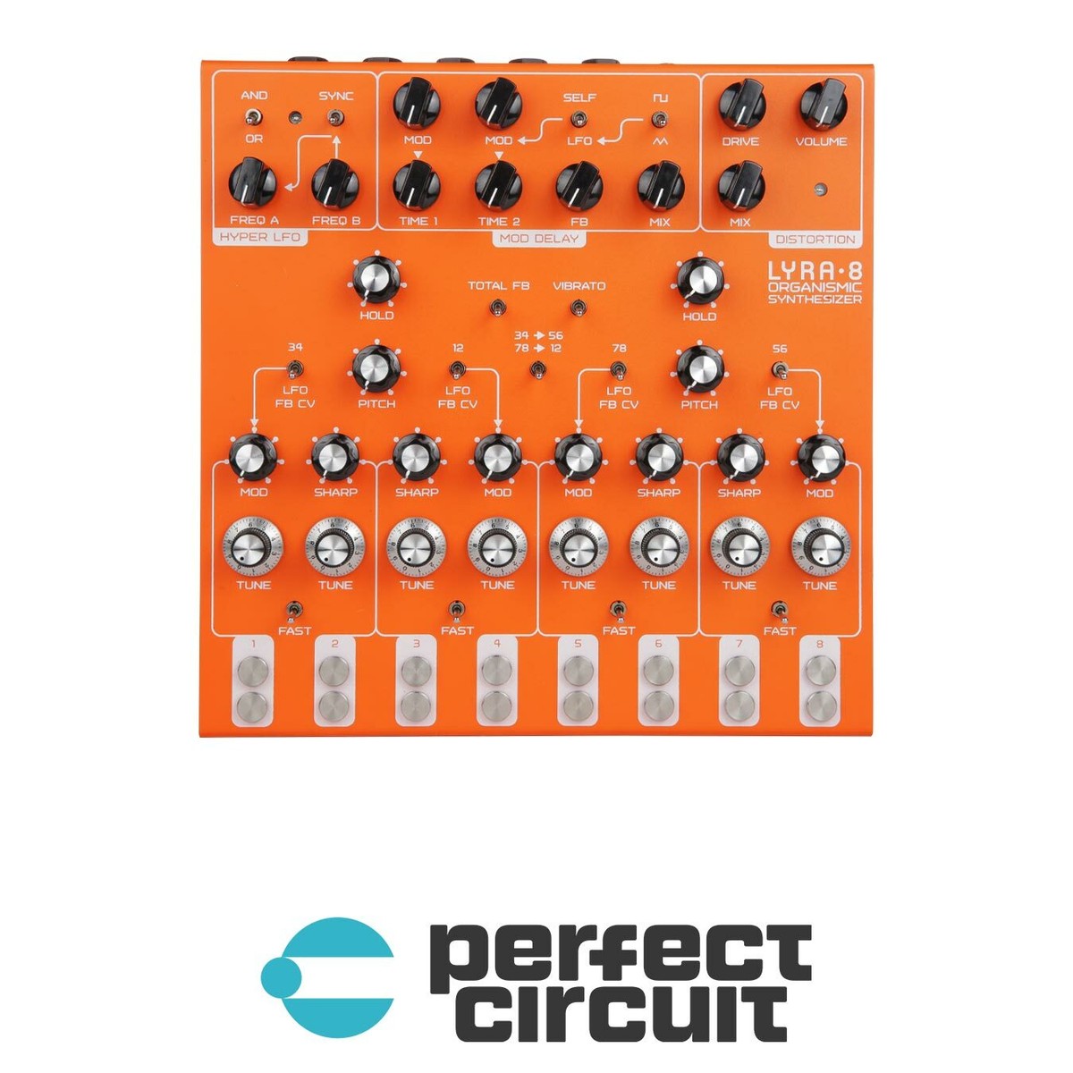 SOMA Laboratory Lyra-8 (Orange) Desktop SYNTHESIZER - NEW SOMA Laboratory Lyra-8 (Orange) Desktop SYNTHESIZER - NEW