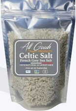 All Goods 5Oz Coarse, Hand Harvested Celtic Salt Organic 82 Minerals Coarse, Fr