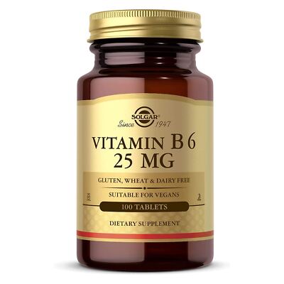 Solgar Vitamin B6 25 mg 100 Tablets