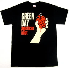GREEN DAY T-shirt American Idiot Punk Rock Tee Adult Men's Black New