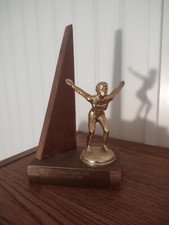 Vintage Womens Gymnastics Trophy 1965 7" Norco California