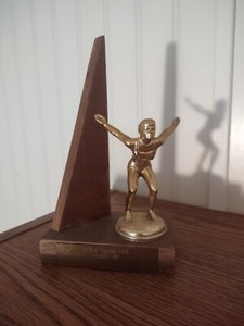 Vintage Womens Gymnastics Trophy 1965 7" Norco California