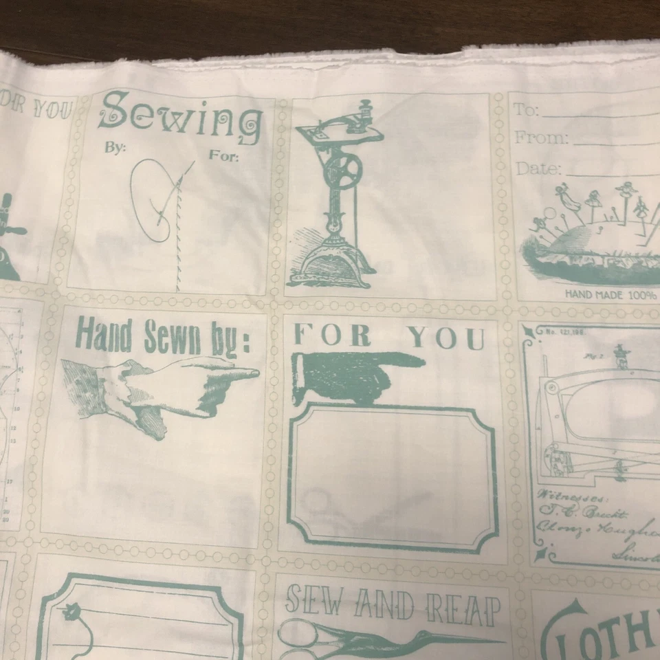 Riley Blake Quilt Labels Yardage 2 Yards Plus 22” New - Image 3 of 4