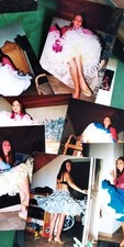 10 photos from the series "Petticoatgirls", self-published 1998