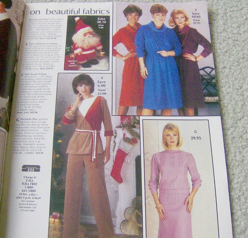 vintage 1984 FASHION GALAXY holiday catalog LINGERIE women's FASHION clothing - Picture 2 of 3