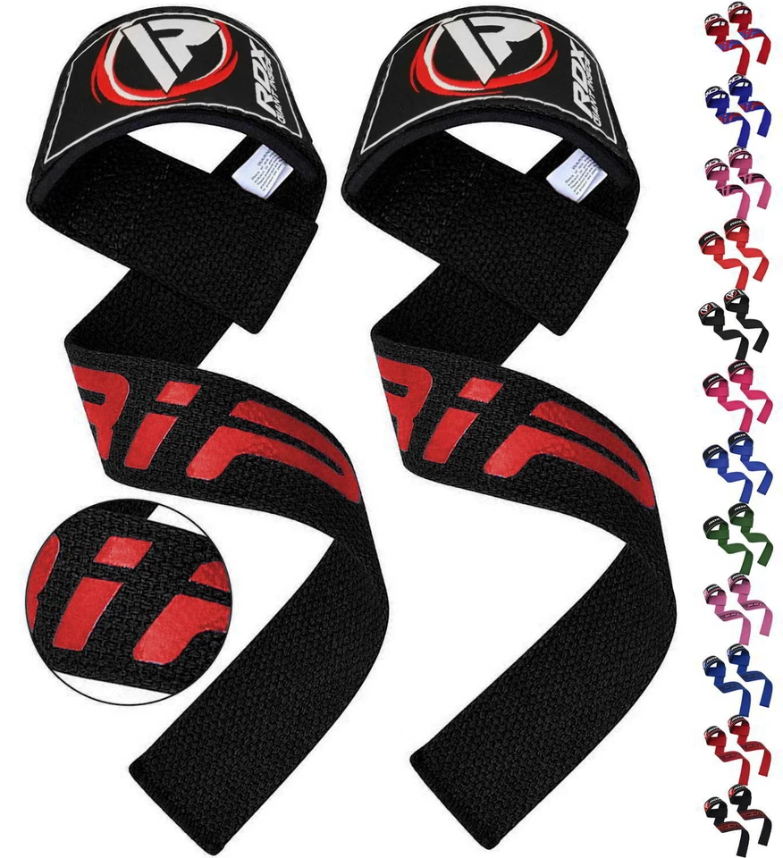 RDX Poignet Musculation Sangle Gym Support Fitness Straps Lifting Halterophilie - Photo 1/1