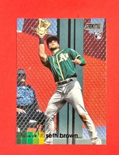 Seth Brown ~ 2020 Topps Stadium Club ~ Rookie Black Foil #170