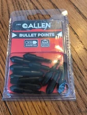 NEW ALLEN BULLET POINTS 9/32" 100 GRAIN ARCHERY FIELD TARGET ARROWHEAD 12 PACK