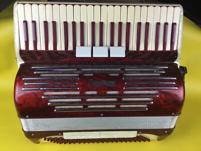 Vintage Camerano Red Accordion Made In Italy - WORKS GREAT! | eBay