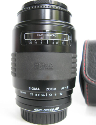 Sigma 70mm-210mm AF Zoomobjektiv mit Makro: Minolta AF Fitting