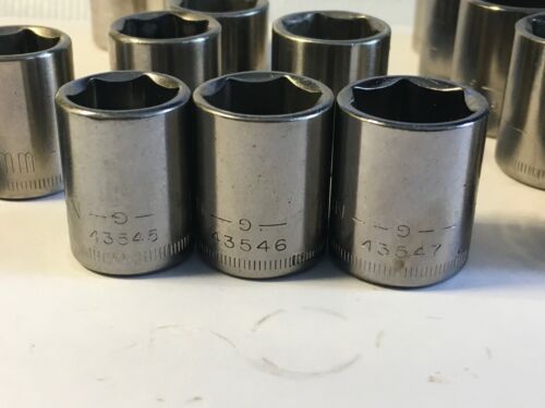 Craftsman 3/8 Antrieb 6pt flach "Inv-G" Serie METRISCH Buchse 9-19 mm Auswahl - USA - Bild 4 von 19
