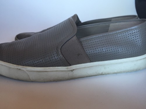 Vince Blair 5 Perforated Slip-On Sneaker - Taupe Woodsmoke Leather - 9 M - Picture 6 of 11