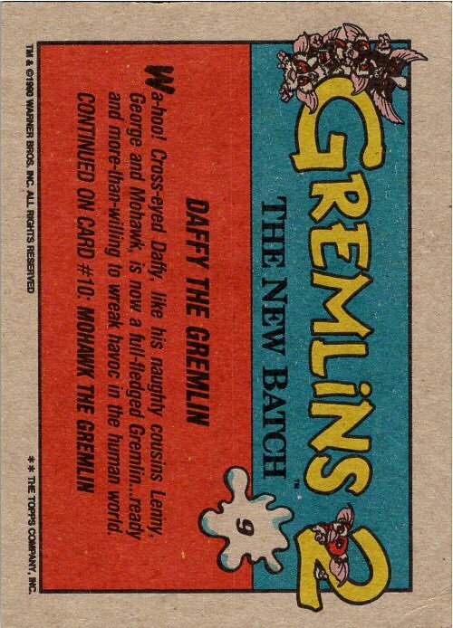 1990 Topps Gremlins 2 - PICK CHOOSE YOUR CARDS | eBay