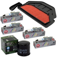 Set für Honda CBR 900 RR SC44 CBR 2000-01 Wartung Luftfilter Ölfilter Zündkerzen